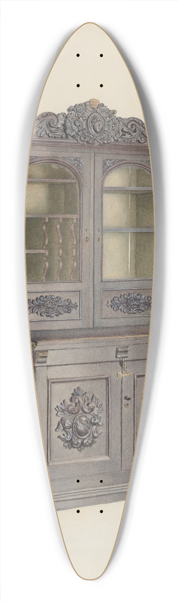 Josephine Prado - Secretary 39.3 inch art pintail longboard deck