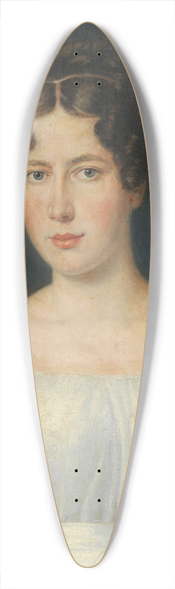 Joseph Krafft - Portrait of a Lady 39.3 inch art pintail longboard deck
