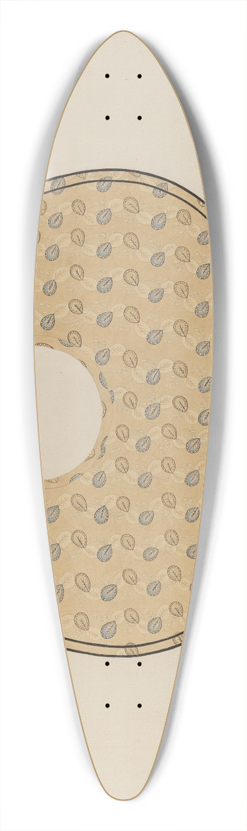 Joseph L. Boyd - Shoulder Cape 39.3 inch art pintail longboard deck