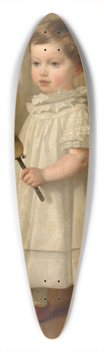 Joseph Lies - Maria Leys, the Artists Daughter 39.3 inch art pintail longboard deck