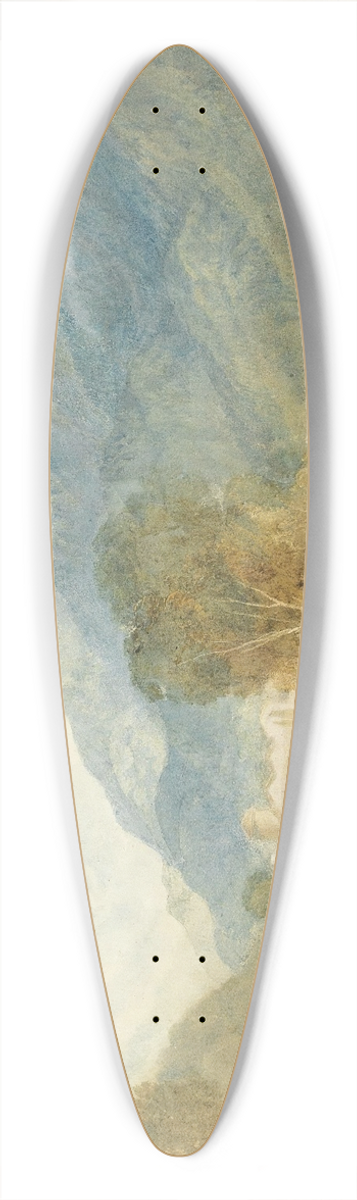 Joseph Mallord William Turner - A View From The Castle Of St. Michael, Bonneville, Savoy, From The Banks Of The Arve River 39.3 inch art pintail longboard deck