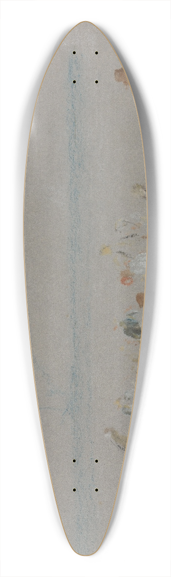 Joseph Mallord William Turner - Cricket on the Goodwin Sands 39.3 inch art pintail longboard deck