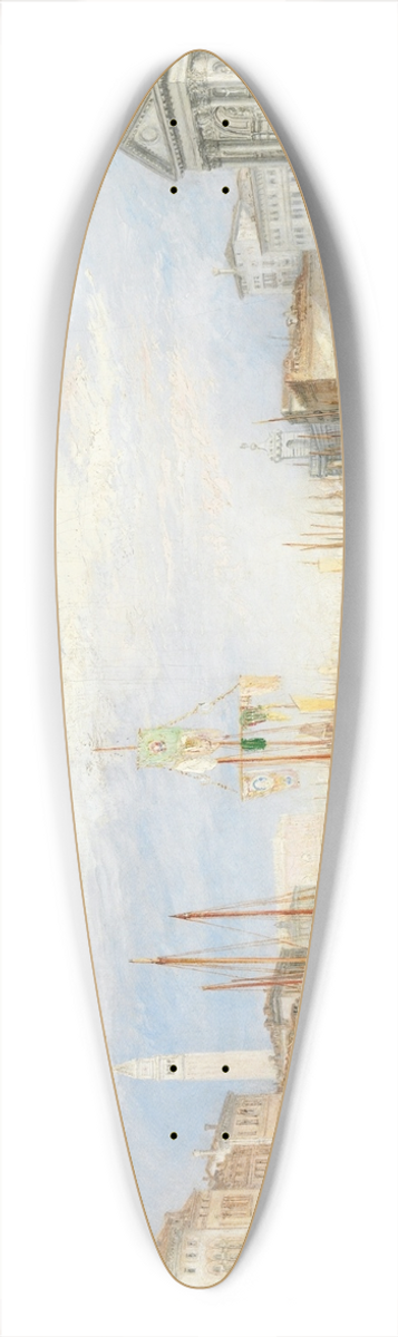 Joseph Mallord William Turner - Venice, from the Porch of Madonna della Salute 39.3 inch art pintail longboard deck