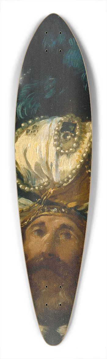 Joseph-Marie Vien - Ambassadeur du Mogol 39.3 inch art pintail longboard deck
