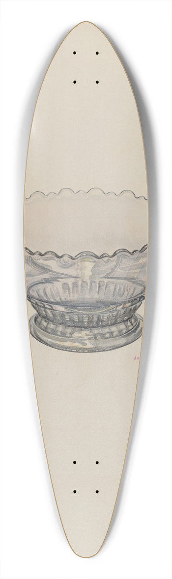 Joseph Mitry - Dish 39.3 inch art pintail longboard deck