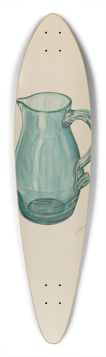 Joseph Mitry - Pitcher 39.3 inch art pintail longboard deck