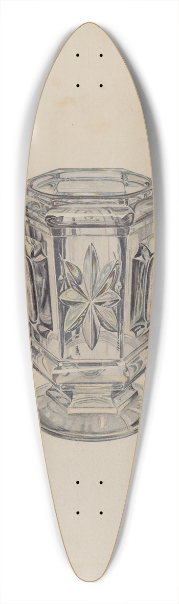 Joseph Mitry - Spoon Holder 39.3 inch art pintail longboard deck