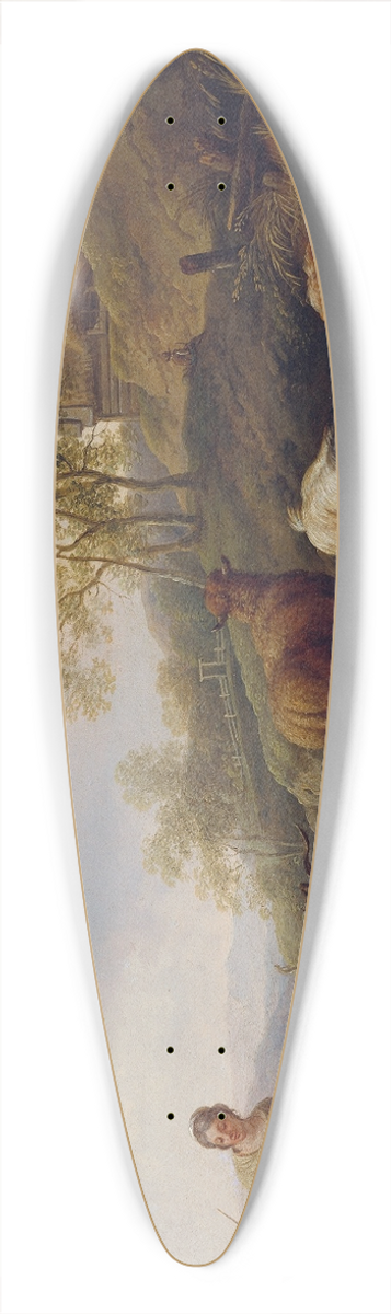 Joseph Roos the elder - Landschaft mit weidendem Vieh 39.3 inch art pintail longboard deck