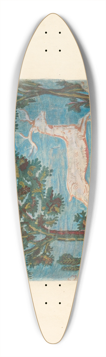 Joseph Rothenberg - Bandbox 39.3 inch art pintail longboard deck