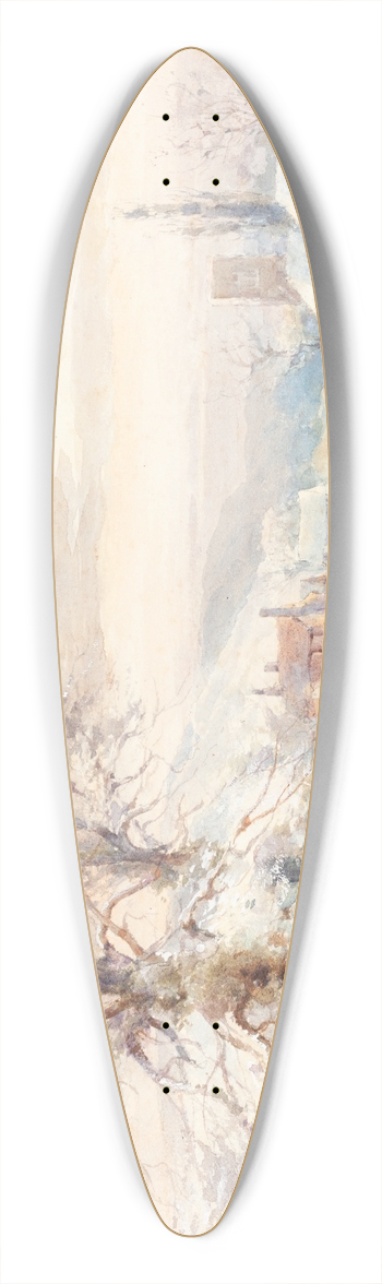 Joseph Rubens Powell - Winter 39.3 inch art pintail longboard deck