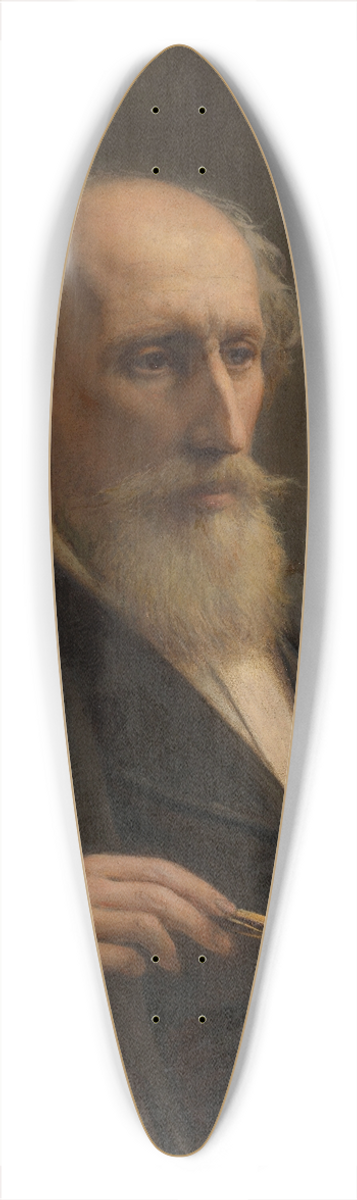 Joseph Stallaert - Self Portrait 39.3 inch art pintail longboard deck