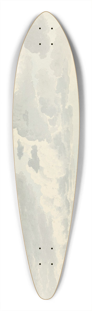 Josephus Augustus Knip - Wolkenstudies 39.3 inch art pintail longboard deck