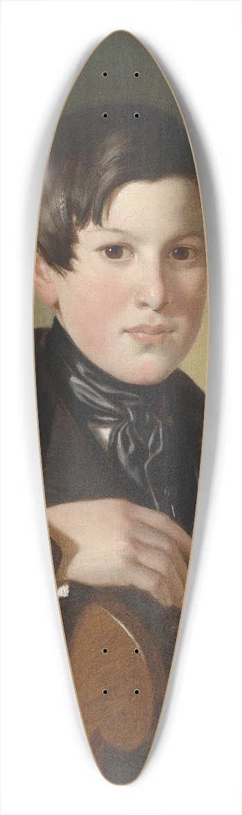 Joseph Weidner - Bildnis eines Knaben 39.3 inch art pintail longboard deck