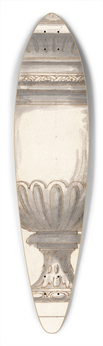 Joseph Wilton - Design for a Vase 39.3 inch art pintail longboard deck