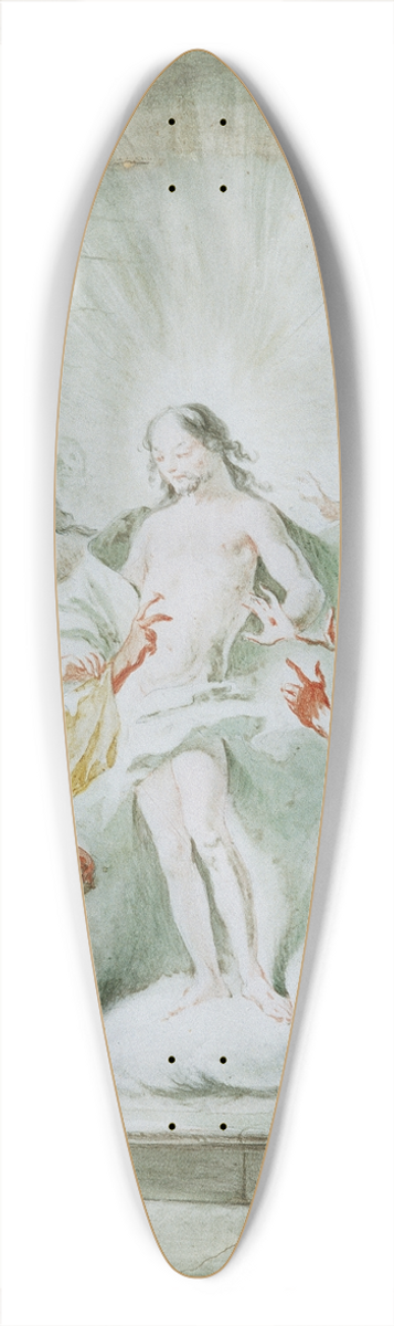 Joseph Winterhalder the younger - Der auferstandene Christus erscheint den Jngern 39.3 inch art pintail longboard deck