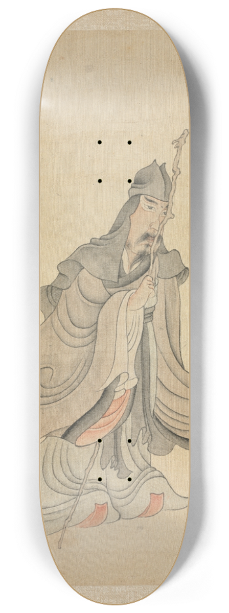 Chen Hongshou - Portrait of Tao Yuanming 8.25 inch art skate deck