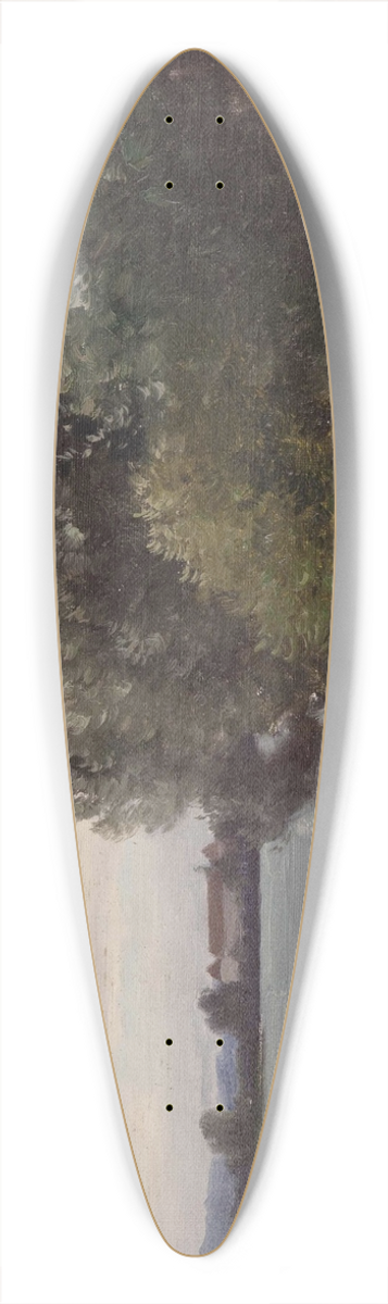 Joseph Wopfner - Am Chiemsee 39.3 inch art pintail longboard deck