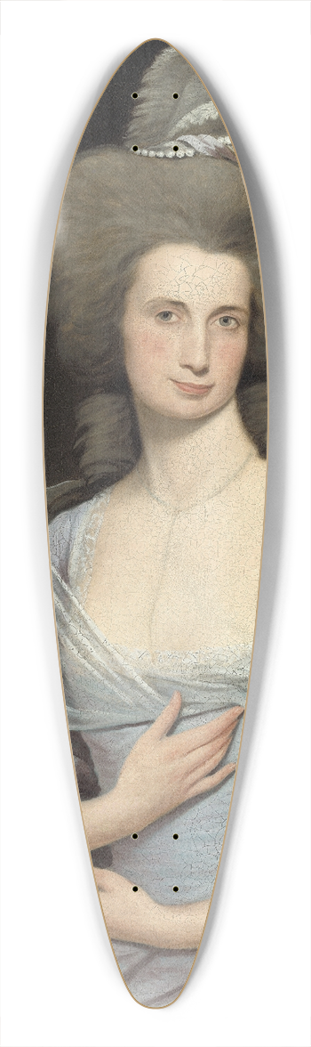 Joseph Wright of Derby - Elizabeth Stevens Carle 39.3 inch art pintail longboard deck