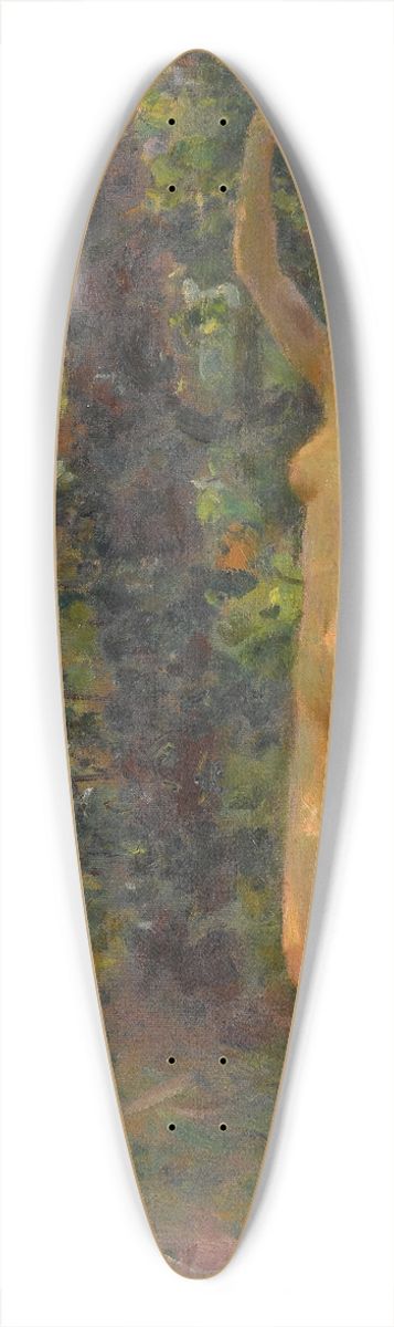 Jos Julio Souza Pinto - A beauty in a forest 39.3 inch art pintail longboard deck