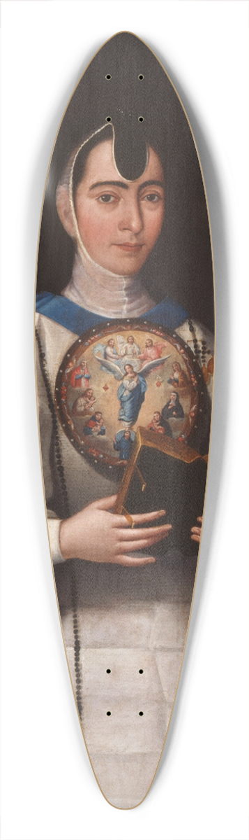 Jos Mara Vzquez - Portrait of Sister Mara Antonia del Corazn de Jess 39.3 inch art pintail longboard deck