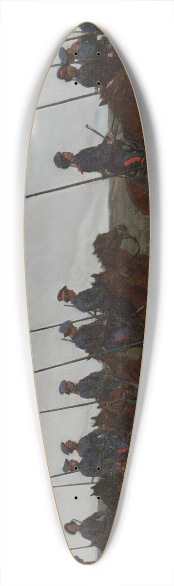 Jozef Chelmonski - Cossacks 39.3 inch art pintail longboard deck