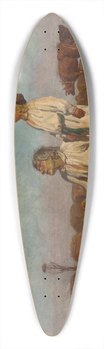 Jozef Chelmonski - Storks 39.3 inch art pintail longboard deck