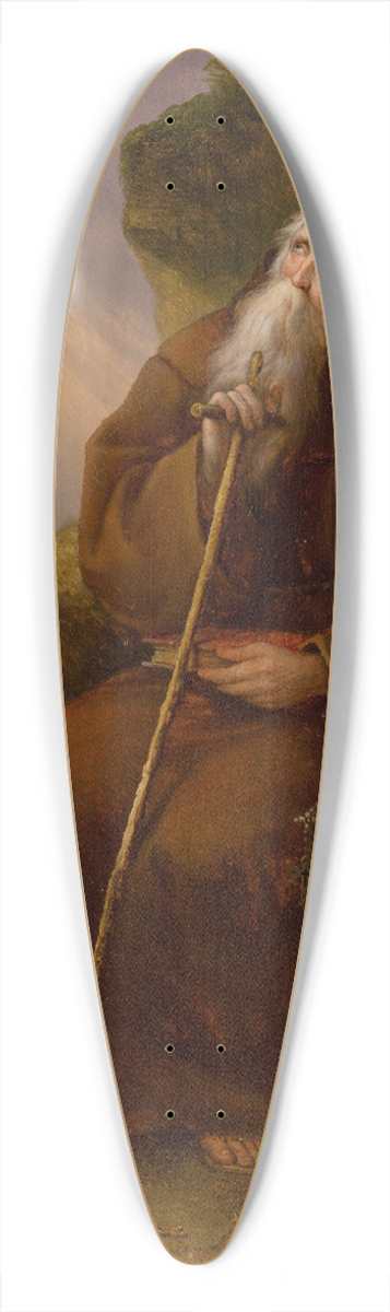 Jozef Ginovsk - Saint 39.3 inch art pintail longboard deck