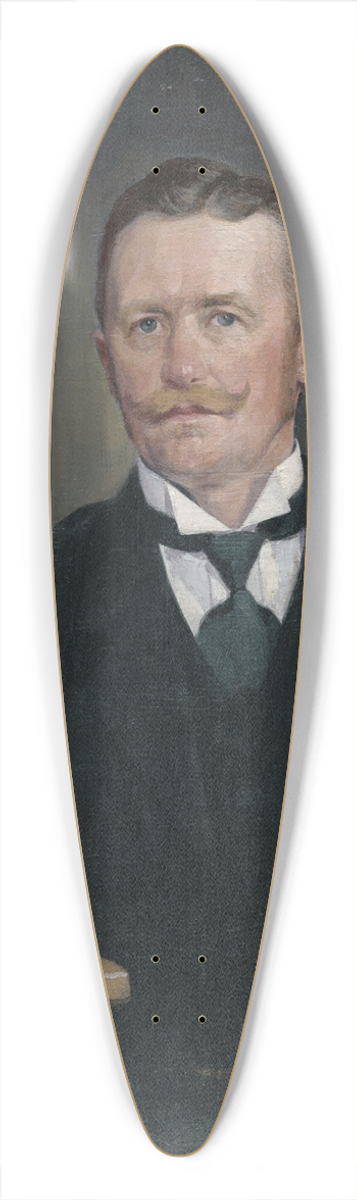 Jozef Hanula - Cornel Folgens 39.3 inch art pintail longboard deck