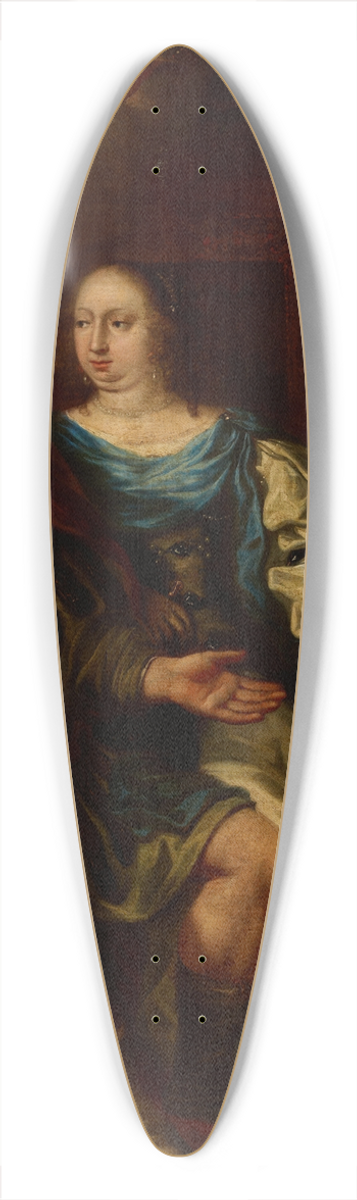 Jrgen Ovens - Portrait of a Married Couple 39.3 inch art pintail longboard deck