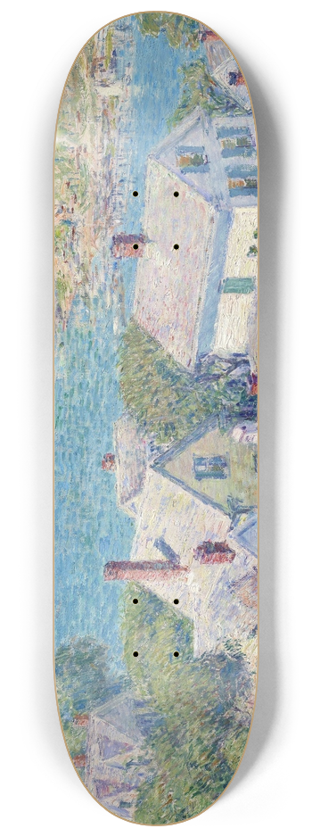 Childe Hassam - New England Headlands 8.25 inch art skate deck