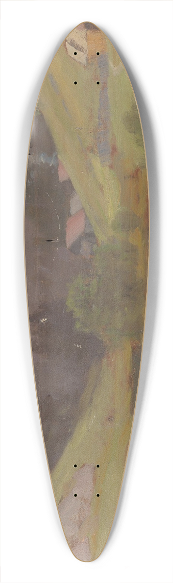 Jrgen Srensen - From the River Simoa 39.3 inch art pintail longboard deck