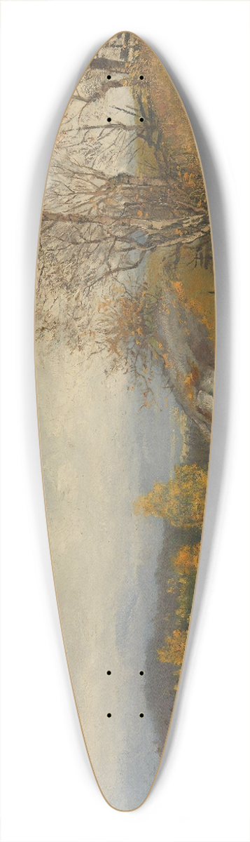 Jrgen Srensen - View from Modum 39.3 inch art pintail longboard deck