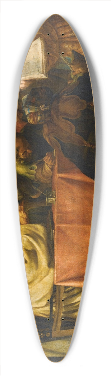 Juan de Valds Leal - The Disputation Of Saint Jerome 39.3 inch art pintail longboard deck