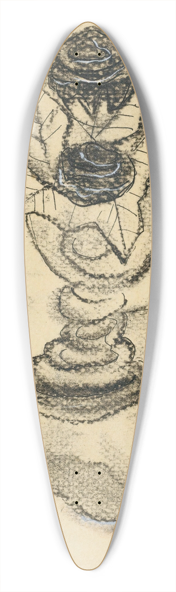 Juan Gris - Nature Morte Au Vase De Roses 39.3 inch art pintail longboard deck