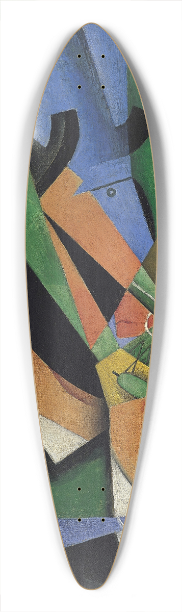 Juan Gris - The Smoker 39.3 inch art pintail longboard deck