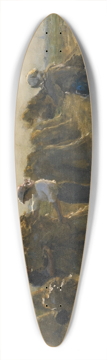 Jules Breton - La rcolte 39.3 inch art pintail longboard deck