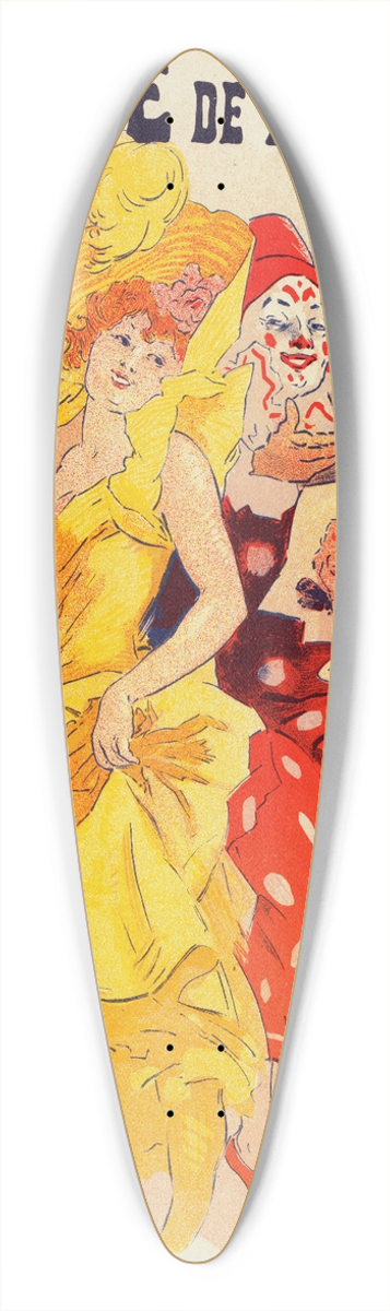 Jules Chret - Bals De Lopra En 1899 39.3 inch art pintail longboard deck
