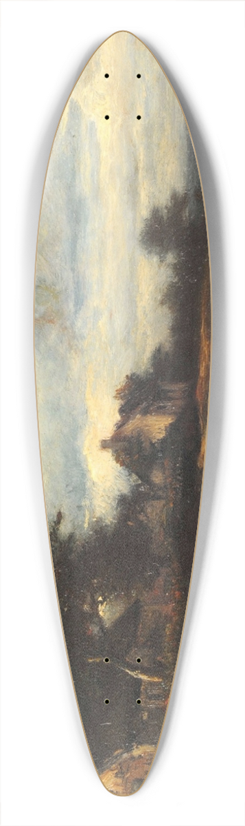 Jules Dupr - A orillas del Ro 39.3 inch art pintail longboard deck