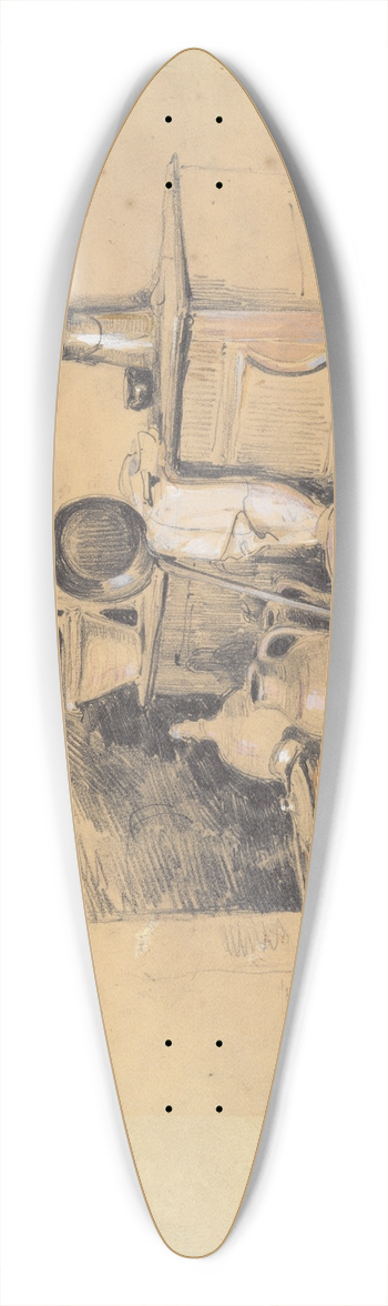 Jules Dupr - Still Life 39.3 inch art pintail longboard deck