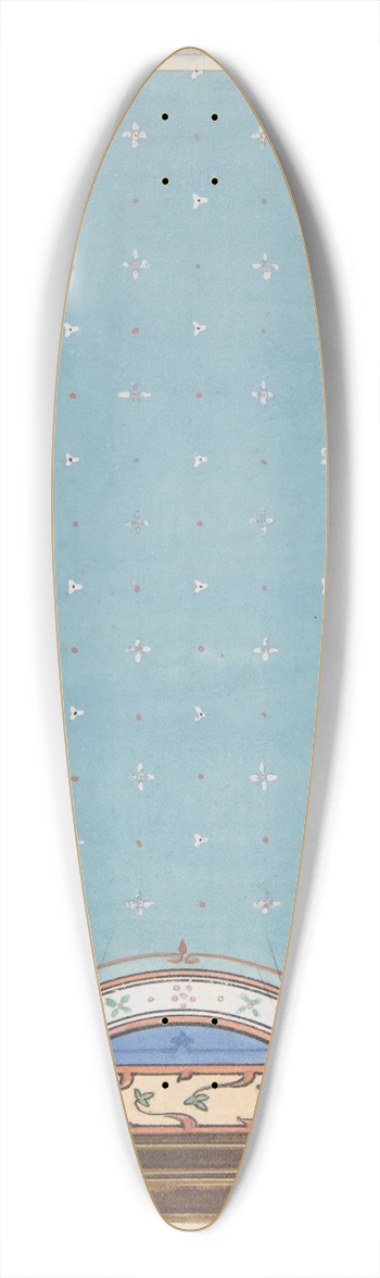 Jules-Edmond-Charles Lachaise - Design for the painted decoration of a ceiling 39.3 inch art pintail longboard deck