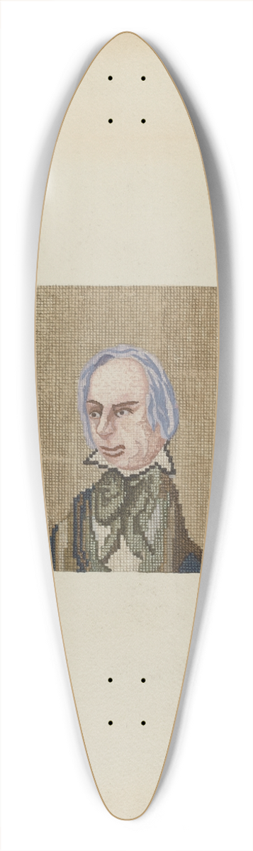 Jules Lefevere - Needlepoint Picture 39.3 inch art pintail longboard deck