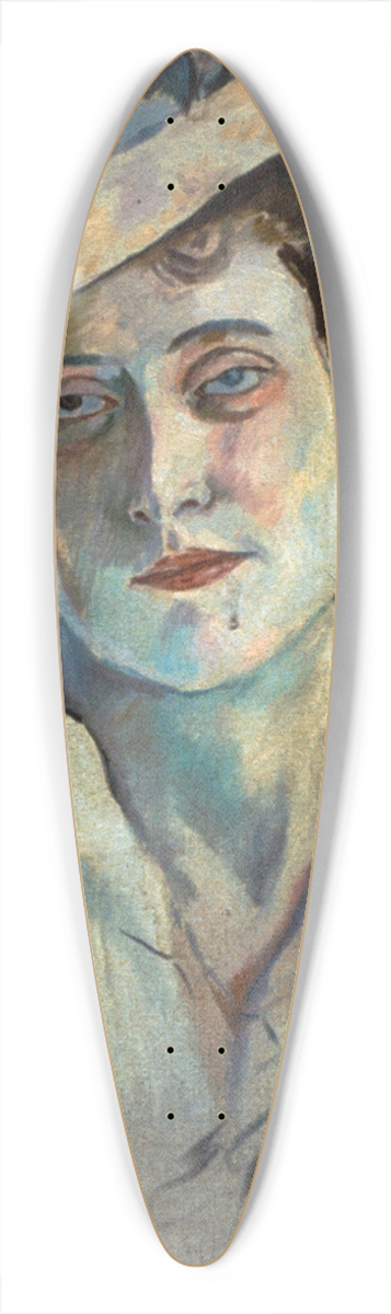 Jules Pascin - Hermine David 39.3 inch art pintail longboard deck