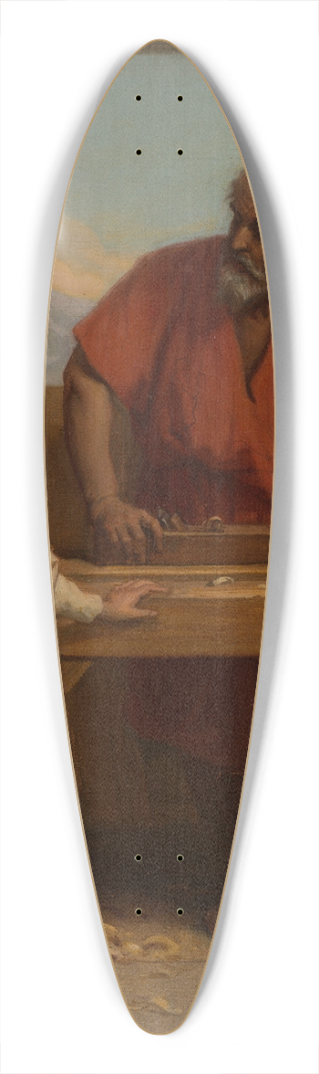Jules Richomme - Saint Joseph et lEnfant 39.3 inch art pintail longboard deck