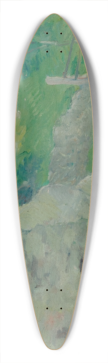 Julian Alden Weir - A French Country Lane 39.3 inch art pintail longboard deck