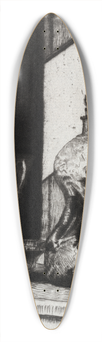 Julian Alden Weir - Dutch Schnapps 39.3 inch art pintail longboard deck