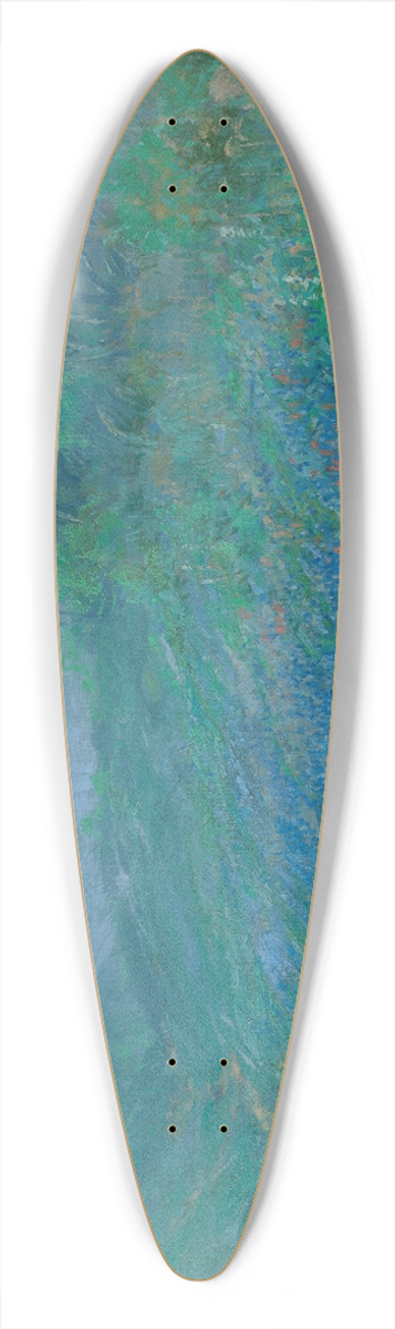 Julian Onderdonk - Bluebonnets at Dawn, North of San Antonio 39.3 inch art pintail longboard deck