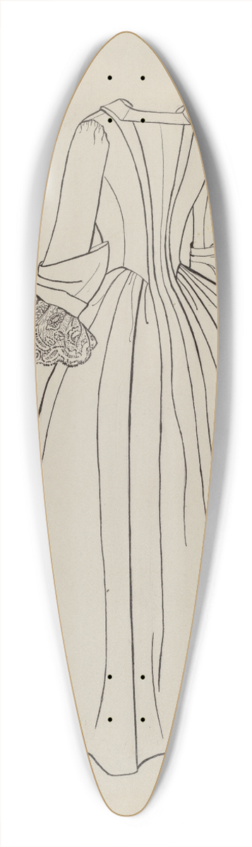 Julie C. Brush - Dress 39.3 inch art pintail longboard deck