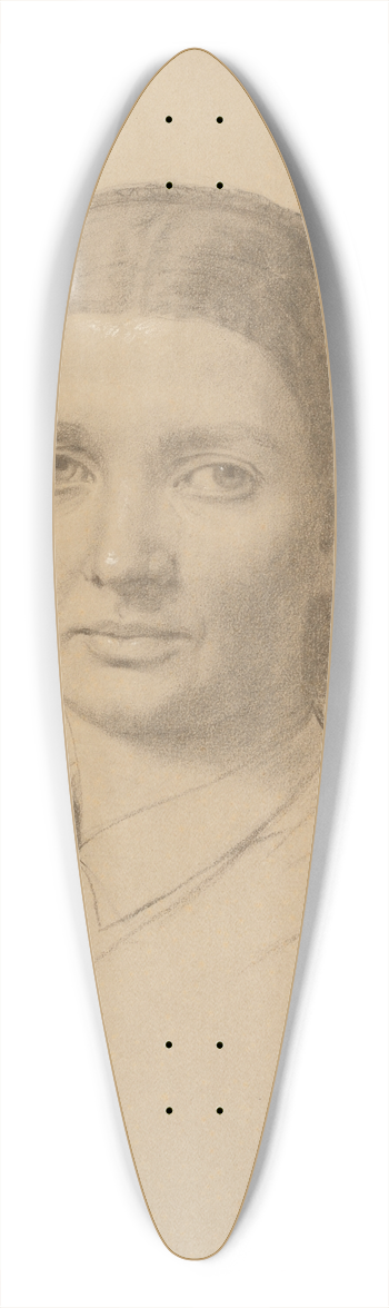 Julie Wilhelmine Hagen-Schwarz - Self-portrait 39.3 inch art pintail longboard deck