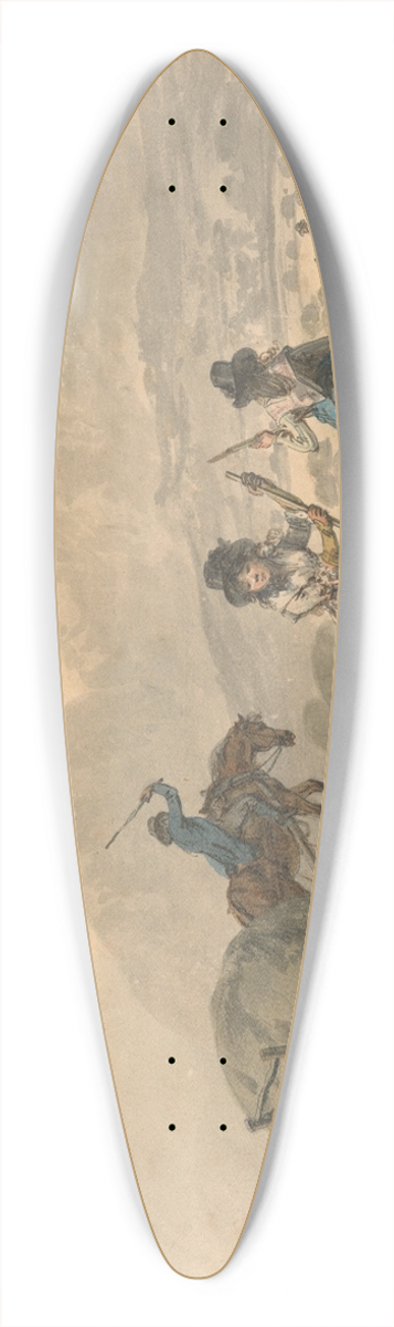 Julius Caesar Ibbetson - Haymaking 39.3 inch art pintail longboard deck