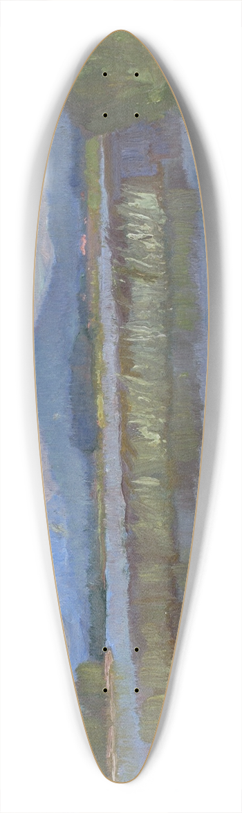 Julius Exter - Chiemseeufer 39.3 inch art pintail longboard deck
